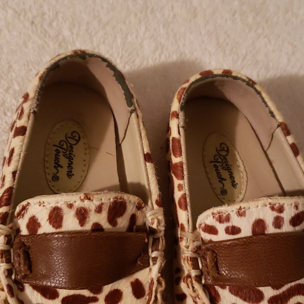 Giraffe Print Loafers